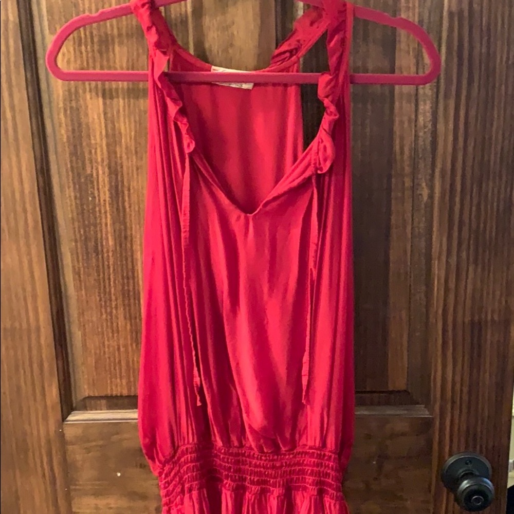 Ruched waist dress